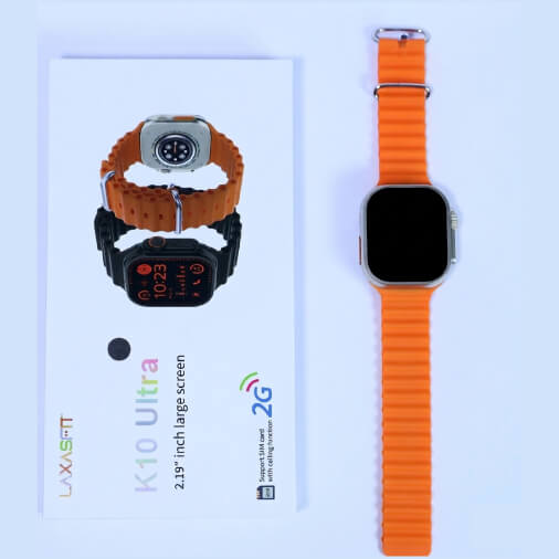 Laxasfit K10 Ultra Smart Watch With Sim Supported
